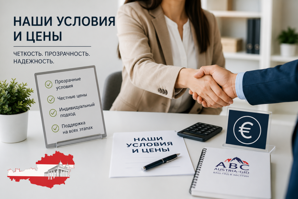 Наши условия и цены. Австрия.