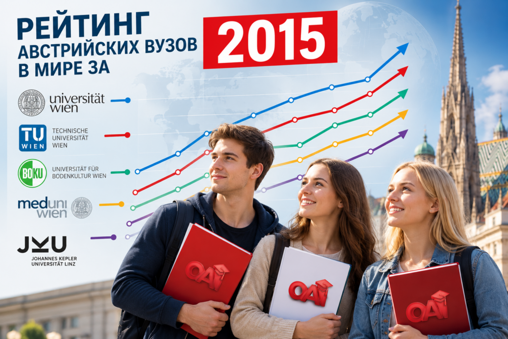 Рейтинг австрийских вузов в мире за 2015 год.